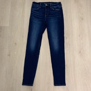 American eagle womens jeggings high rise ae forever soft size 8 regular length